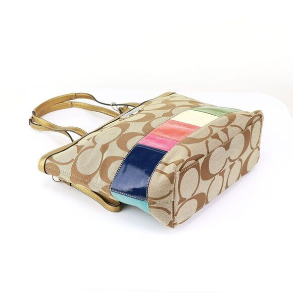 Coach Limited Edition Rainbow LGBTQ Shopper Lunch Bag Tote - Picture 8 of 11